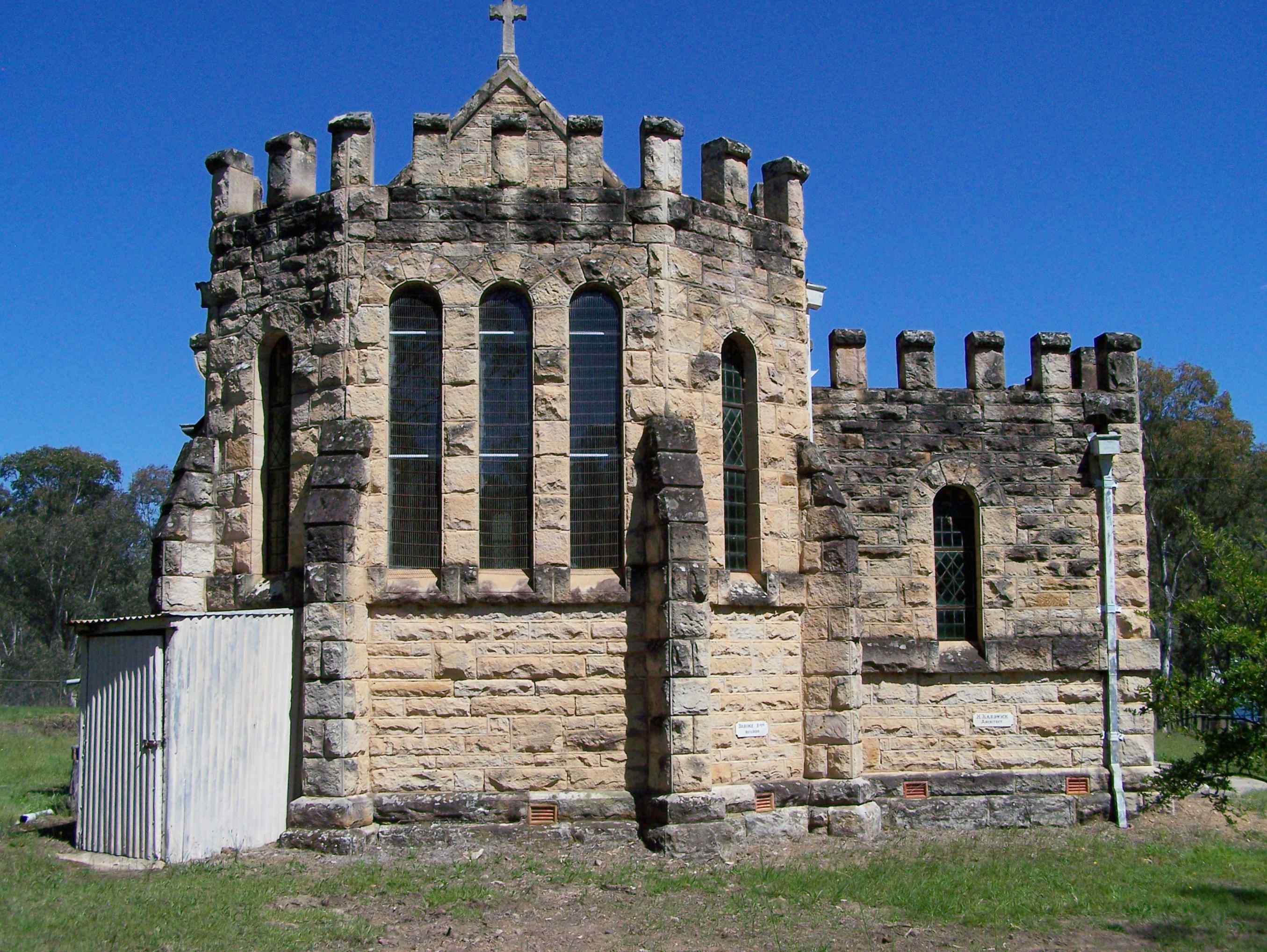 Wollar St Lukes Church Of England Wollar End View