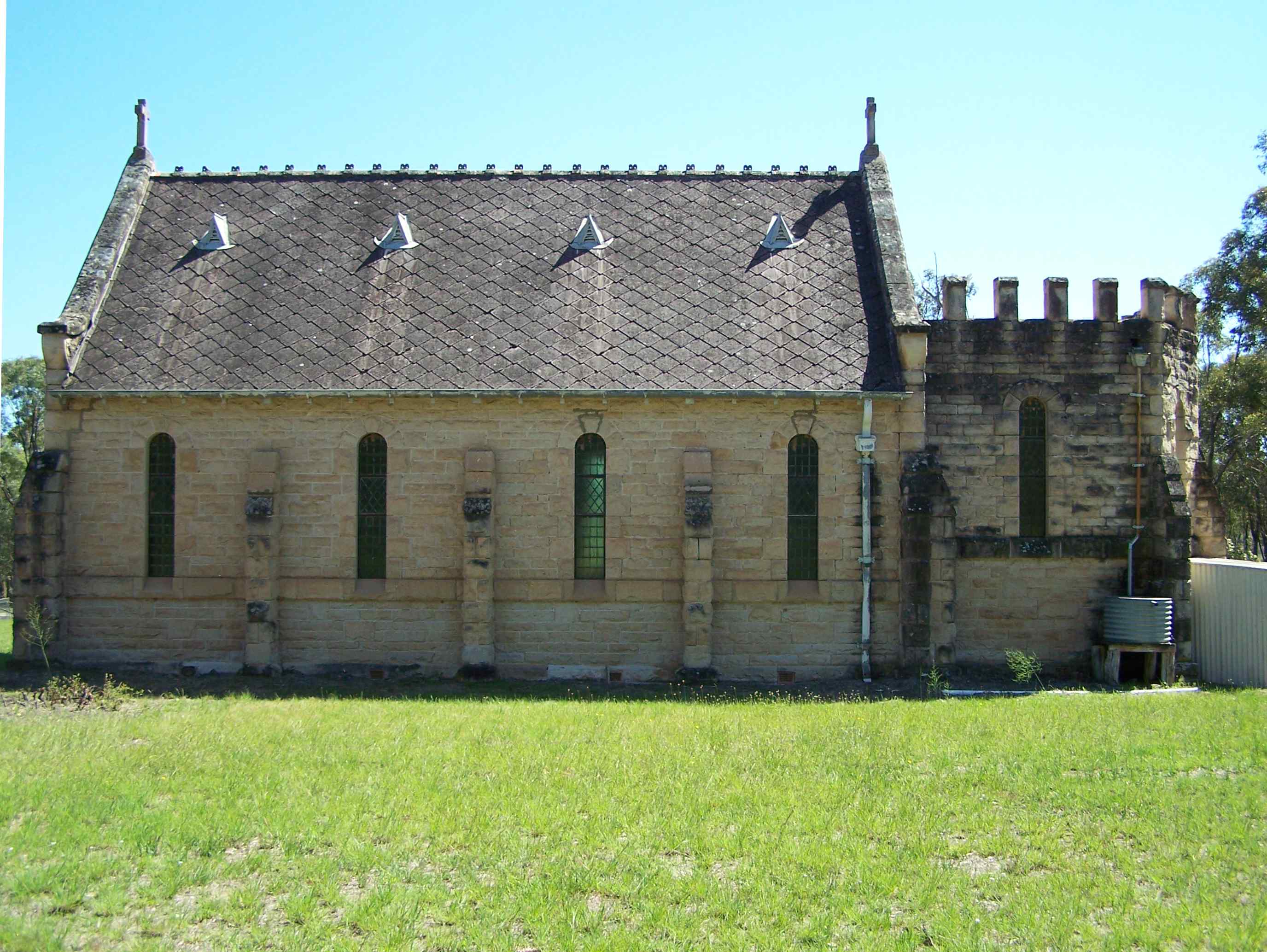 Wollar St Lukes Church Of England Wollar Side View 2