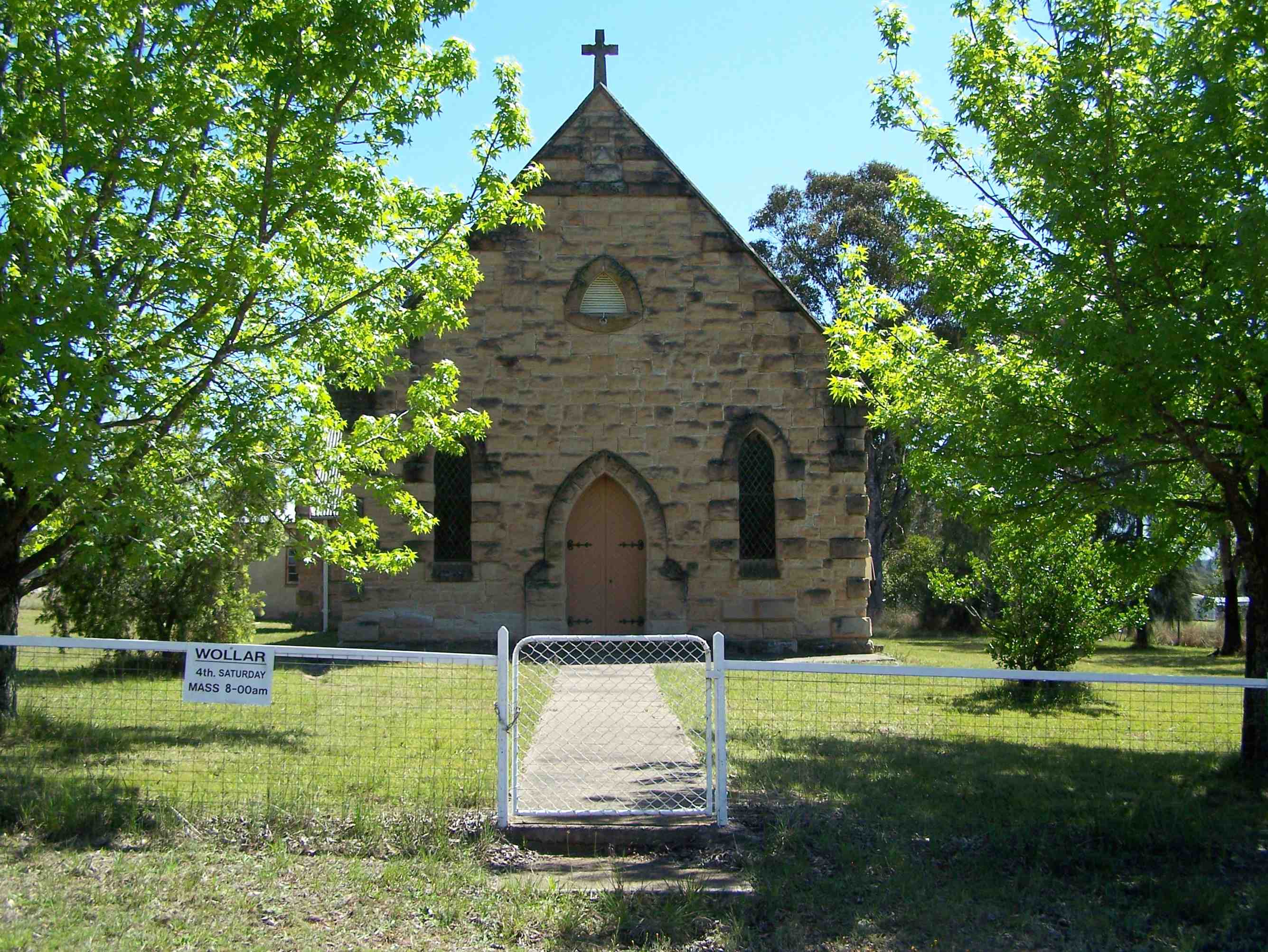 Wollar St Laurence O'Toole Catholic Church Front View