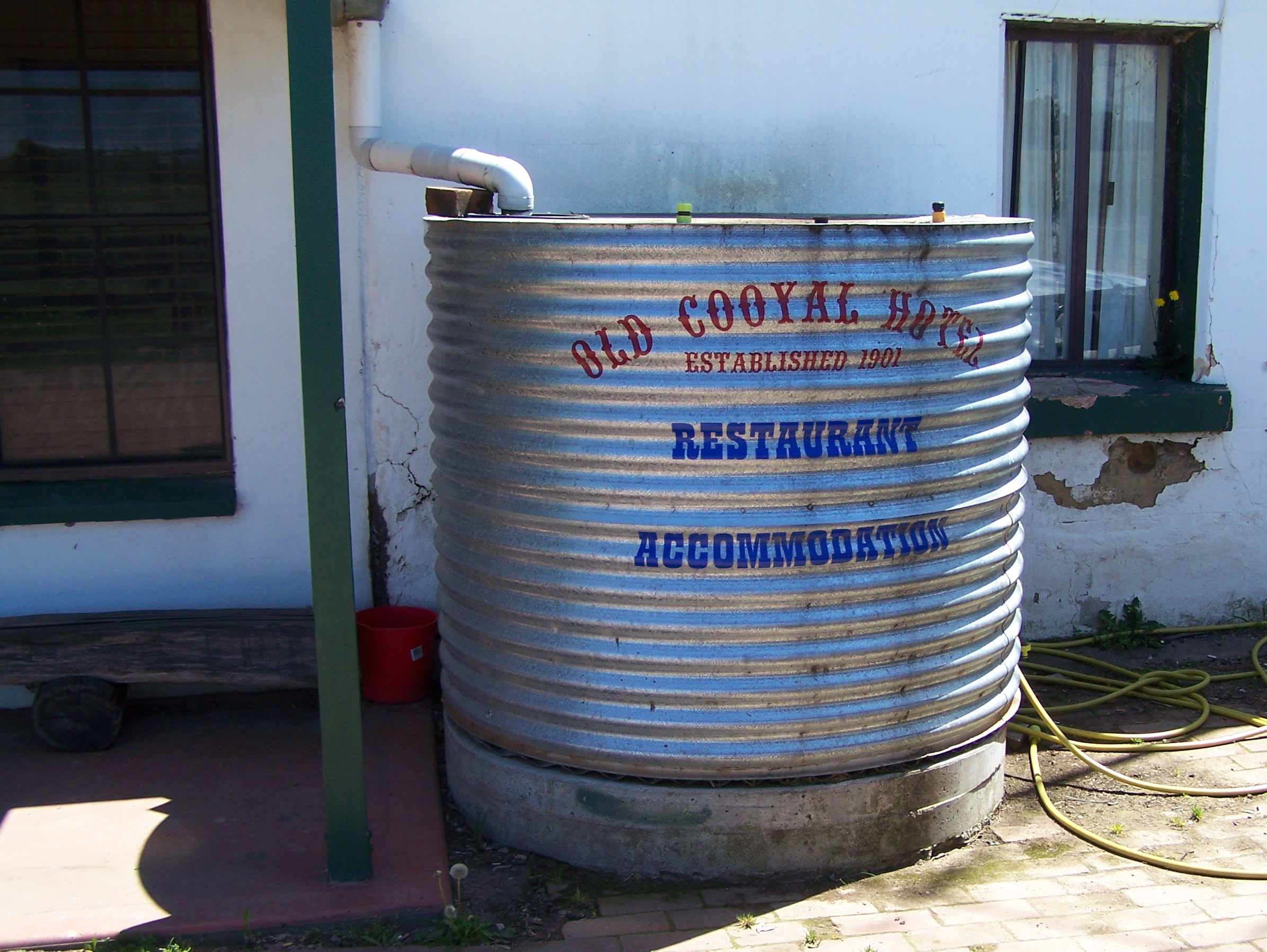 Cooyal Hotel Water Tank 2011