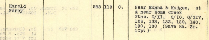 Mills Harold Percy From Mills Little Caerleon 1912