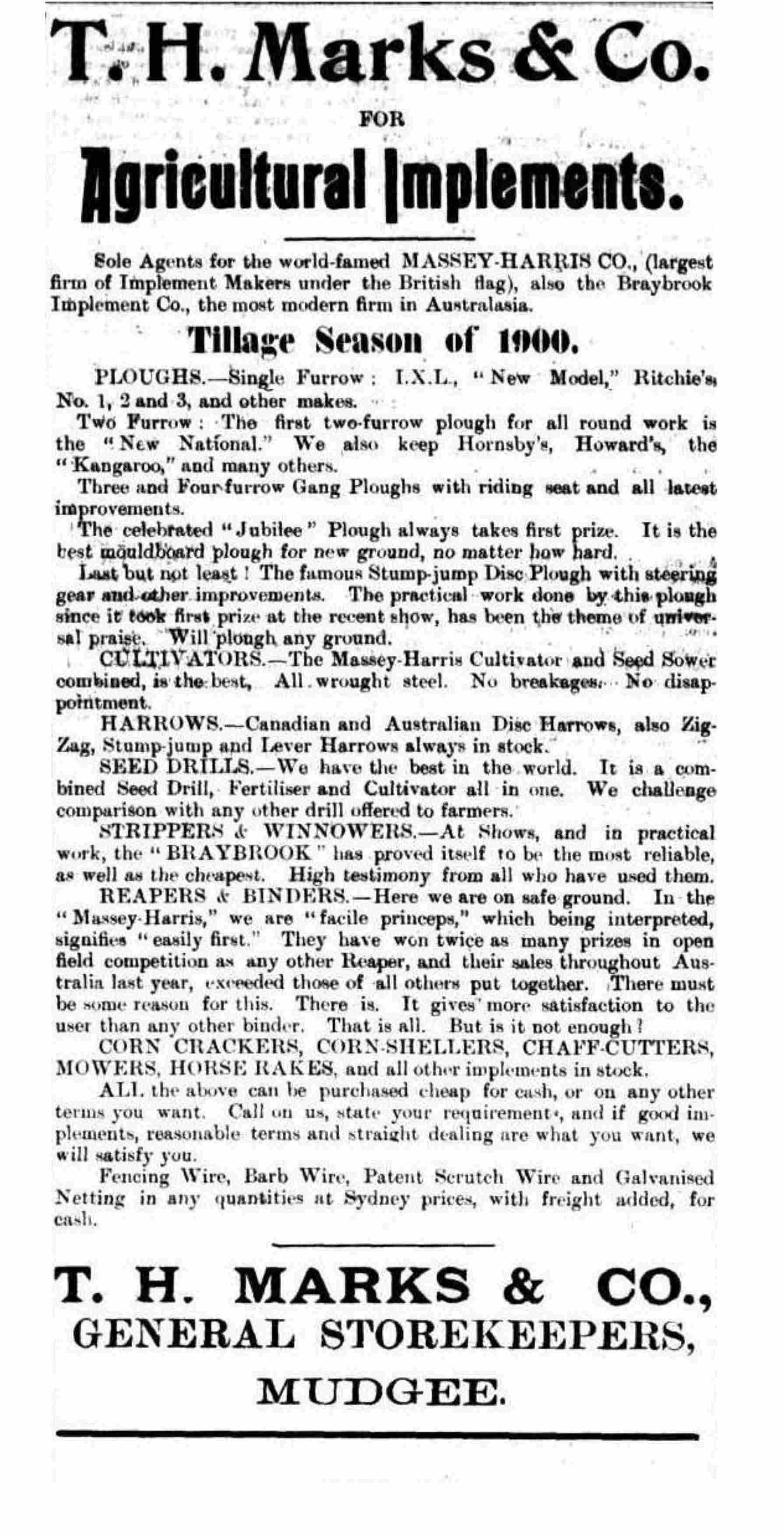 Mudgee Guardian 1 June 1900, p. 17