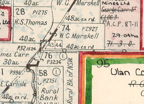 Murragamba Shool site Portion 43 Parish Wilpinjong County Phillip