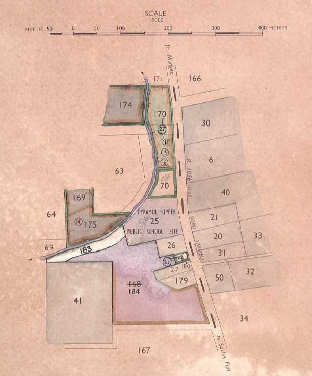 Pyramul Upper School site Portion 25 Parish Toolamanang County Wellington