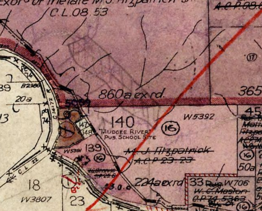 Mudgee Rivers School site Portion 147 Parish Merinda County Wellington