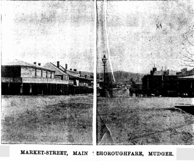 Mudgee Market Street 1899