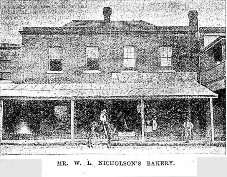 Nicholson's Bakery & Tearooms 1899 http://nla.gov.au/nla.news-article111077323