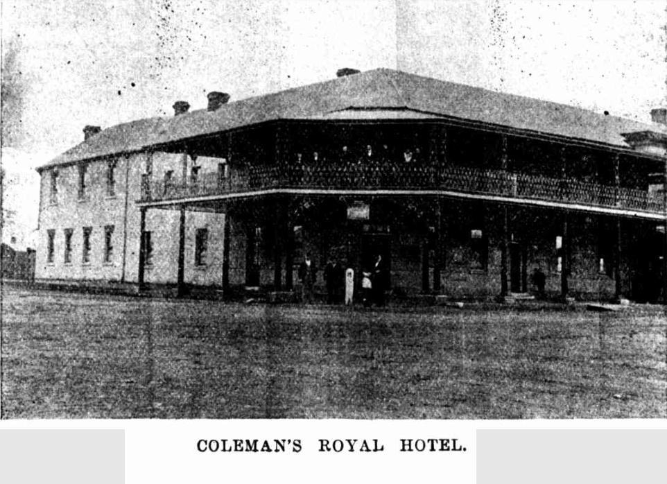 Royal Hotel Mudgee cnr Market & Lewis St 1899 http://nla.gov.au/nla.news-article111077323