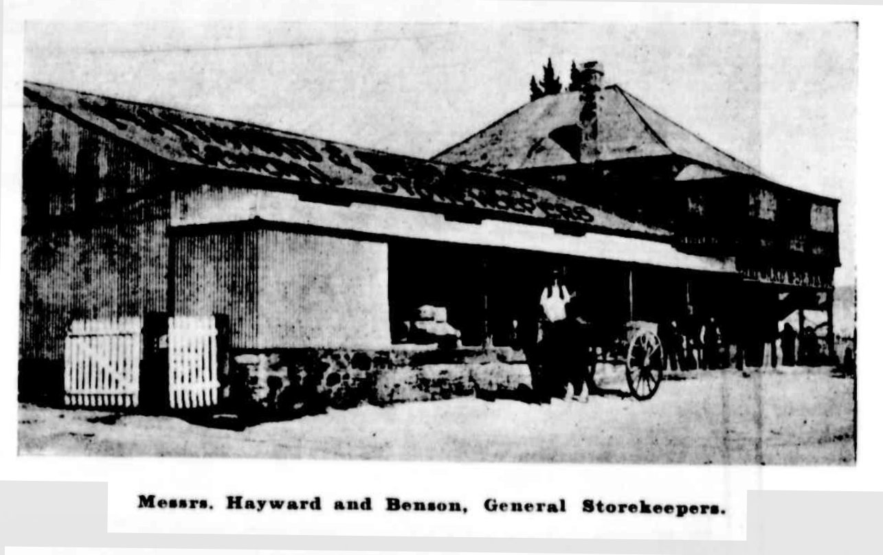 Hayward & Benson Storekeepers 1905 http://nla.gov.au/nla.news-article71534988