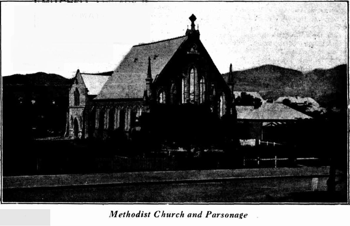 Mudgee Methodist Church and Parsonage 1928 http://nla.gov.au/nla.news-article155302126