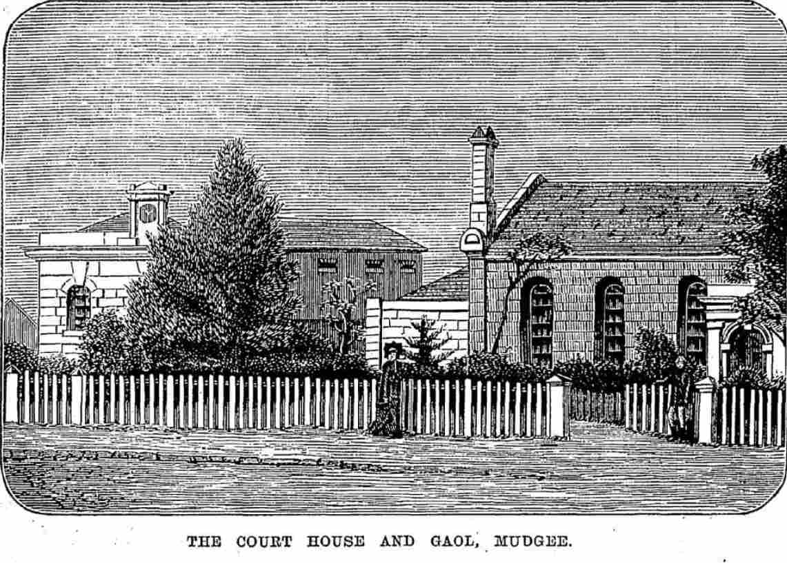 Mudgee Court House and Gaol 1880 http://nla.gov.au/nla.news-article70948245