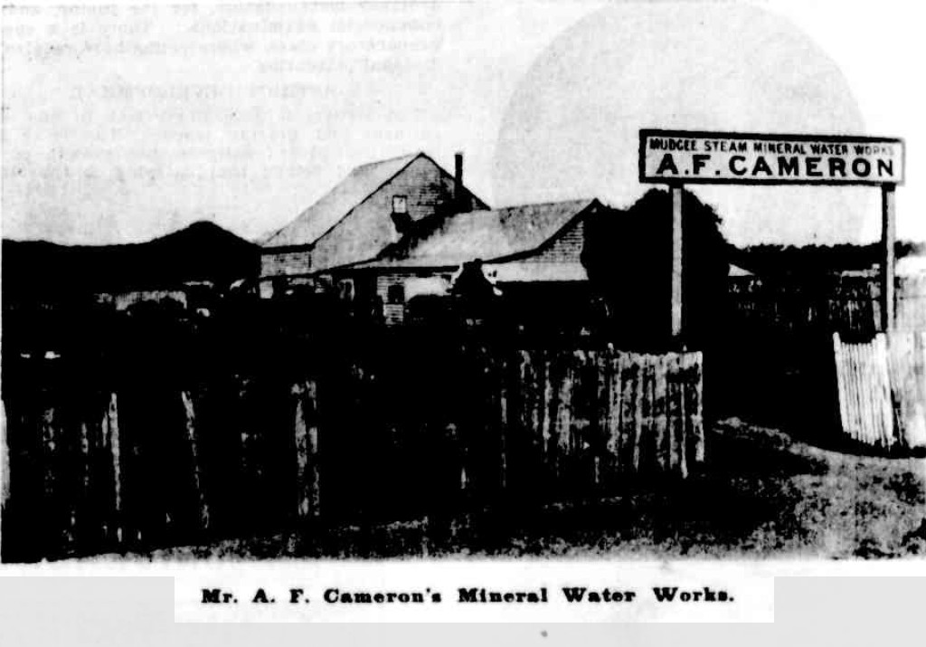 Mudgee Steam Mineral Aerated Works 1905 http://nla.gov.au/nla.news-article71534258