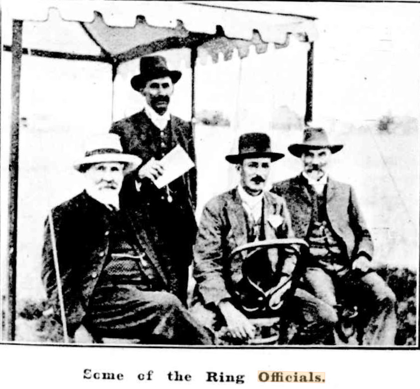 Some Ring Officials Mudgee Show 1909