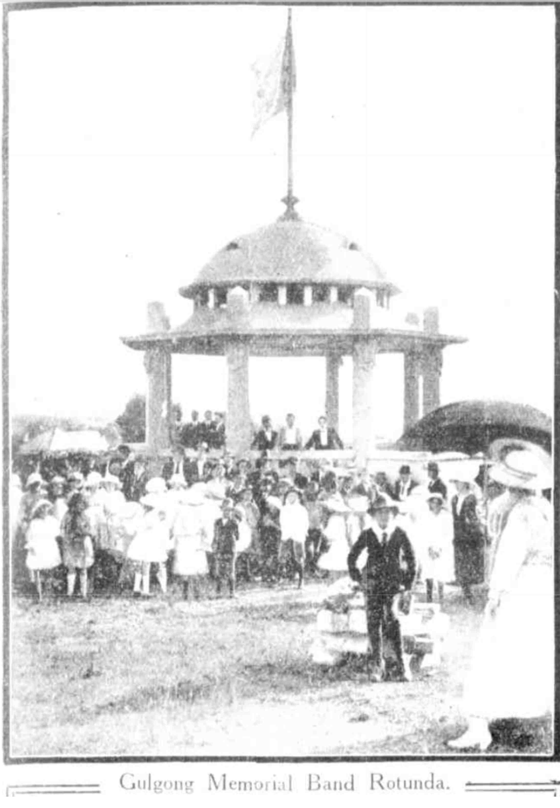 Gulgong Memorial Band Rotunda 1918