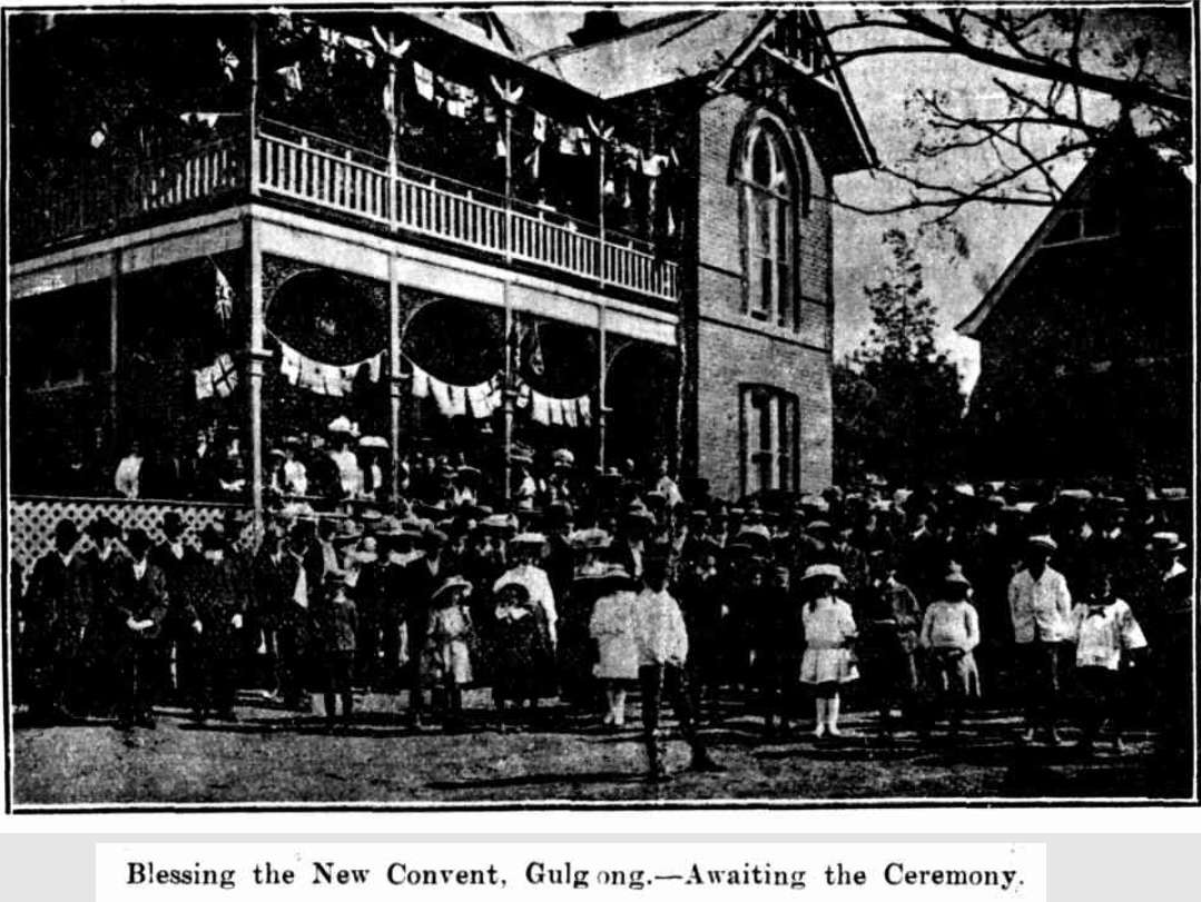 Blessing the New Convent 1909