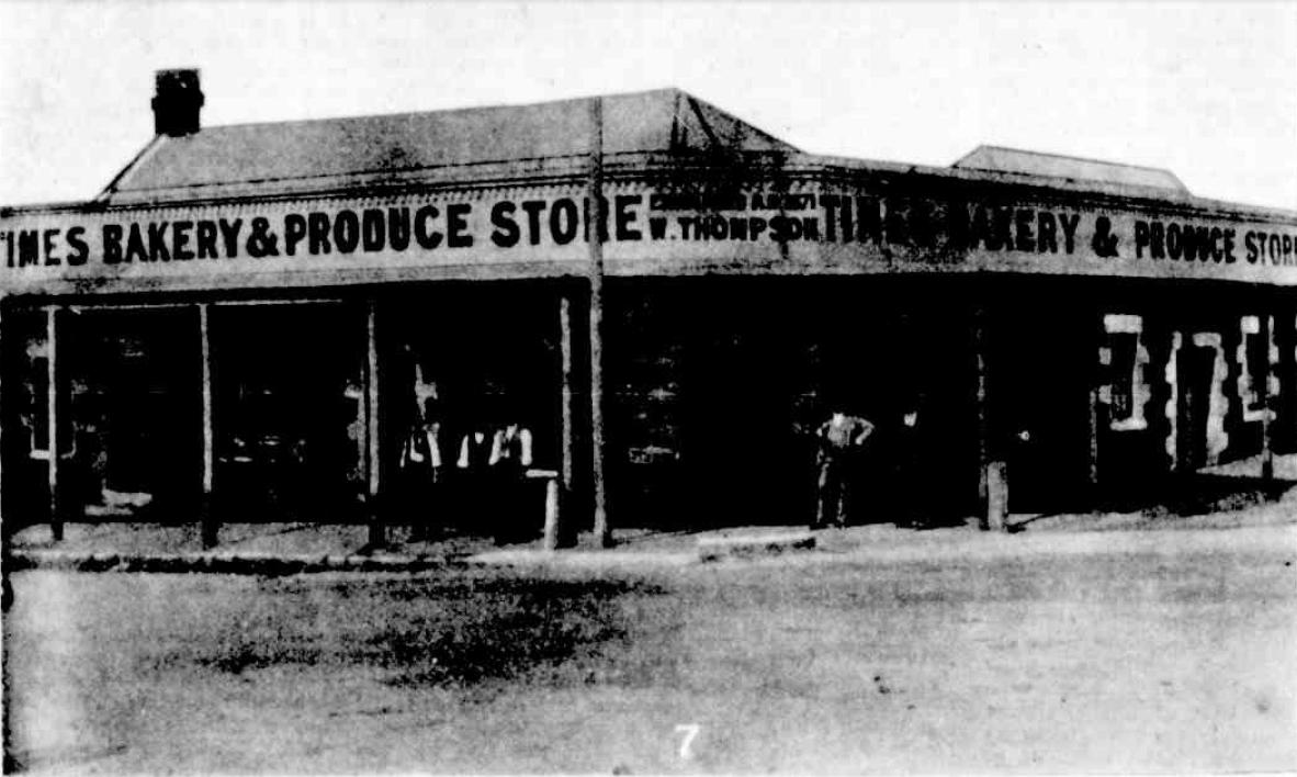 W. Thompson's Times Bakery and Produce Store 1897