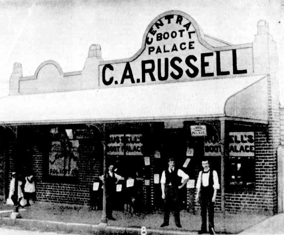 C. A. Russell's Central Boot Palace 1897