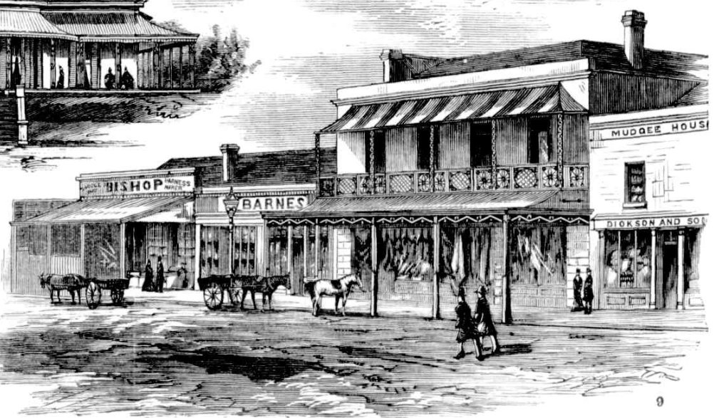 Bishop's Saddlery Market Street Mudgee 1880