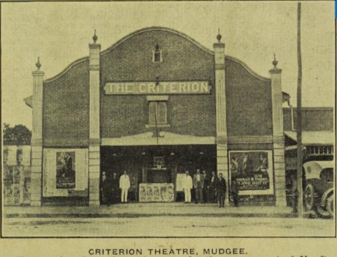 Mudgee Criterion Theatre 1922