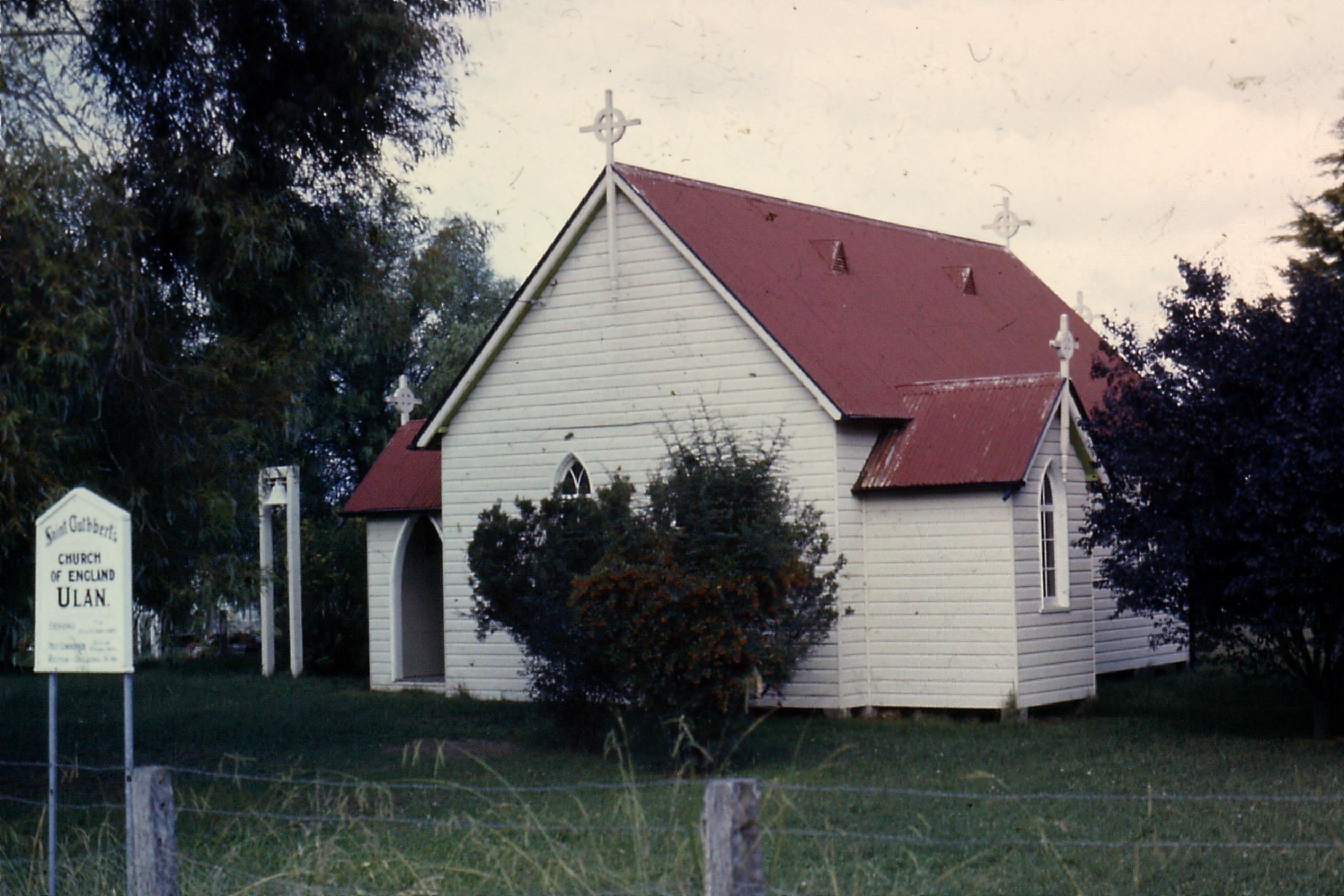 St Cutherbt's Ulan exterior. Taken 1977