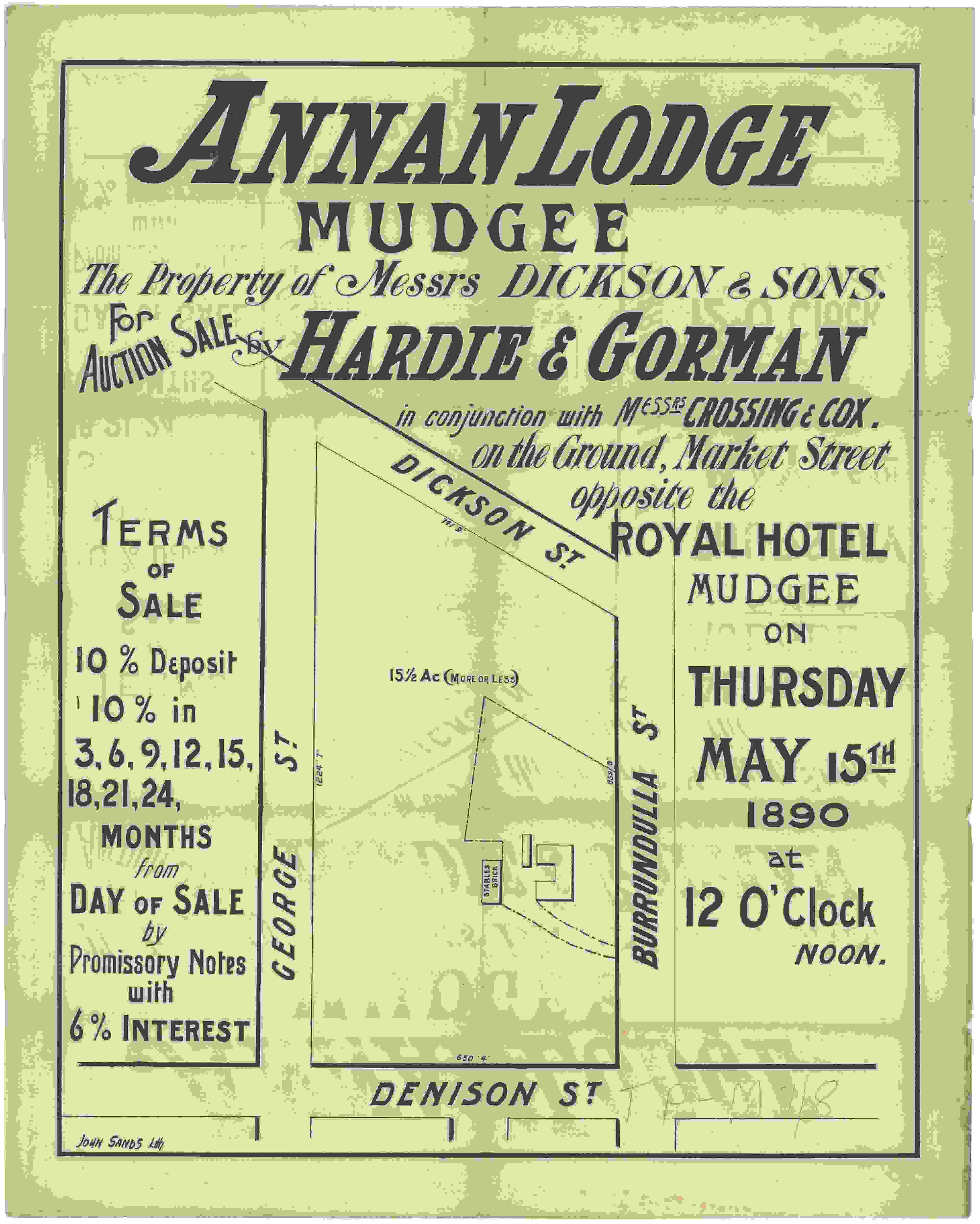 Annan Lodge Mudgee Auction Sale