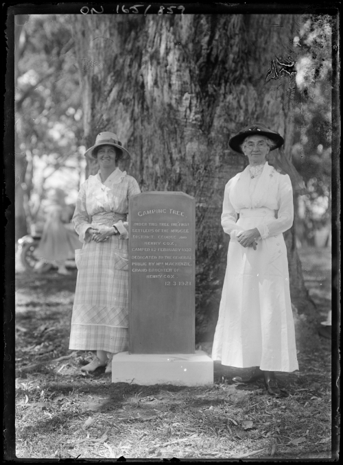 Mudgee Camping Tree Dedication tablet