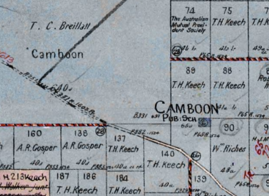 Camboon School site, Parish Louee, County Phillip