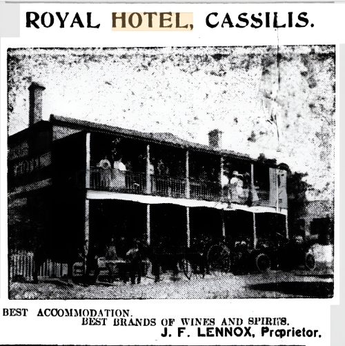 Cassilis Royal Hotel 1912 Wiki